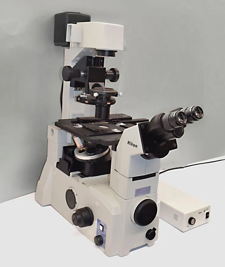 Микроскоп Nikon Eclipse TE2000-U Inverted Fluorescence Microscope Power On 100V