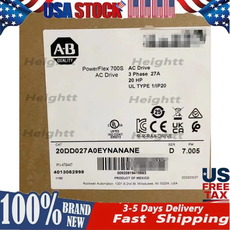 Частотный преобразователь Allen-Bradley 20DD027A0EYNANANE PowerFlex 700S AC Driv