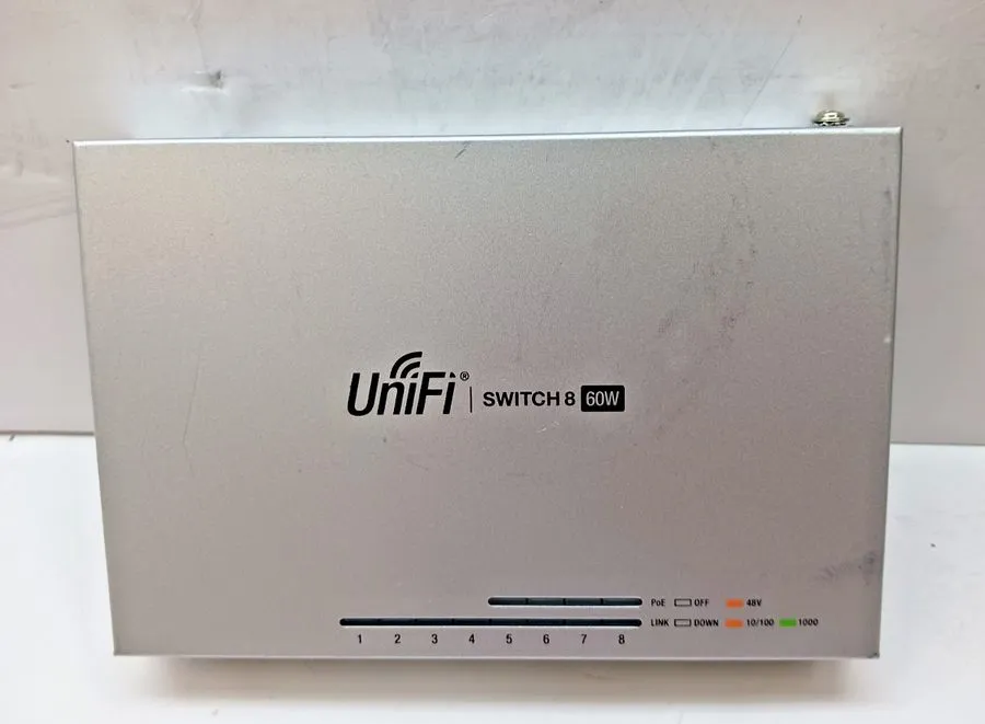 Коммутатор Ubiquiti Networks UniFi 8 Port Ethernet Switch US-8-60W, Working