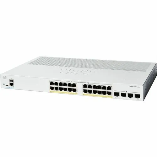 Коммутатор Cisco Catalyst C1300-24P-4X Ethernet Switch