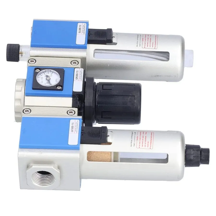 Трубопроводная арматура 1/2" PT Air Filter Pneumatic Pressure Regulator Compress — фото лота 1