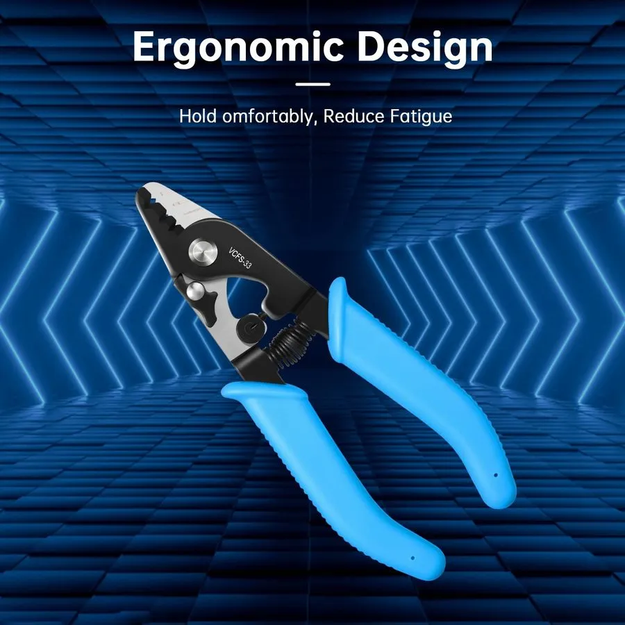 Стриппер VCFS-33 Three-port Fiber Stripping Pliers Optical Fiber Stripper FTTH T