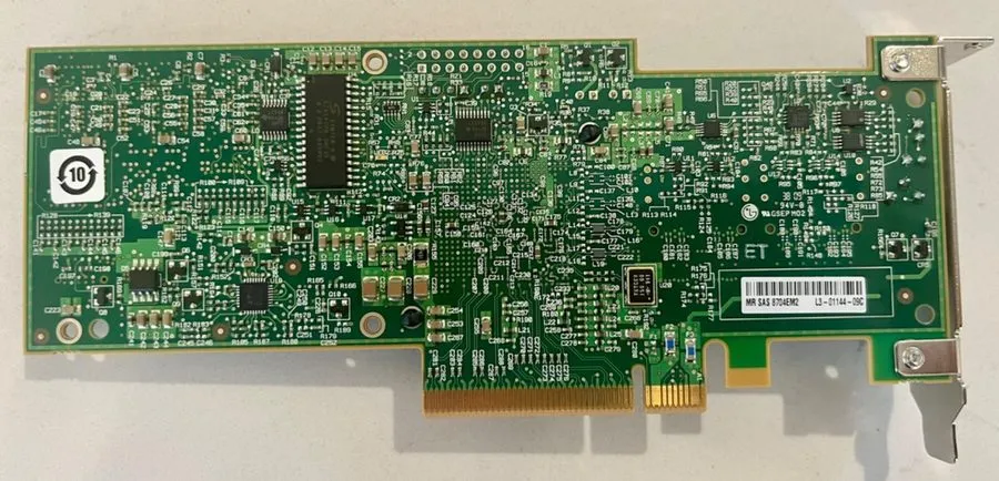 Контроллер SAS8704EM2 LSI MegaRAID MR L3-01144-09C RAID CONTROLLER — фото лота 1