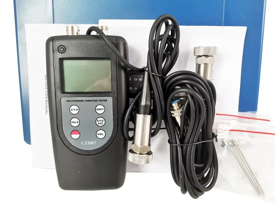 Газоанализатор 3 Channels Vibration Tester Meter Analyzer with Accuracy 5% of in