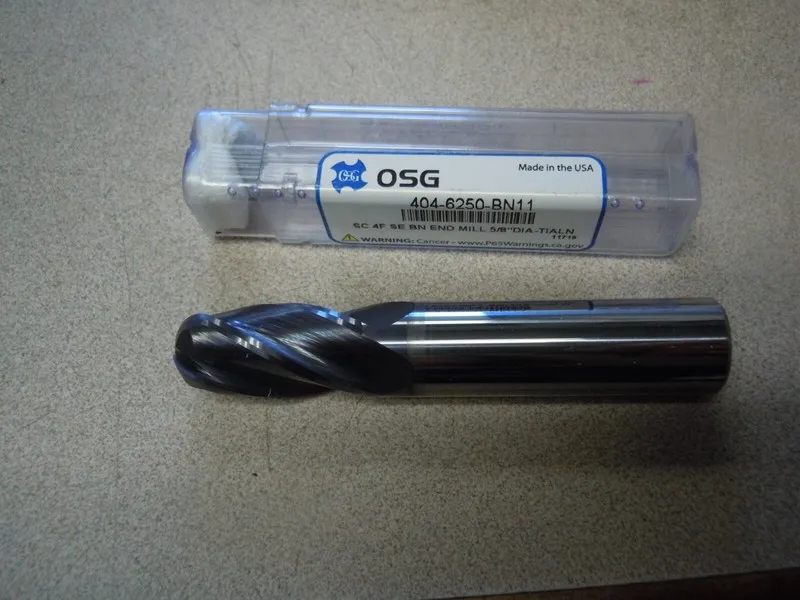 Режущий инструмент Osg 404-6250 Carbide End Mill, 404, 5/8 D, 1-1/4 Cut L