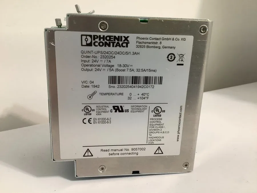Блок питания Phoenix Contact 2320254 Uninterruptible Power Supply 24VDC IN/OUT B