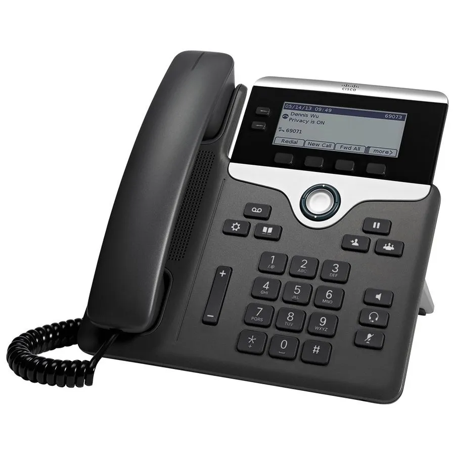 IP-телефон CISCO IP Phone 7821 with Multiplatform CP-7821-3PCC-K9 UPC 8826588297 — фото лота 1