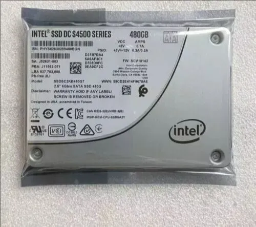 SSD-накопитель Intel DC S4500 480GB SATA 6Gb/s 2.5" Internal SSD SSDSC2KB480G7 1