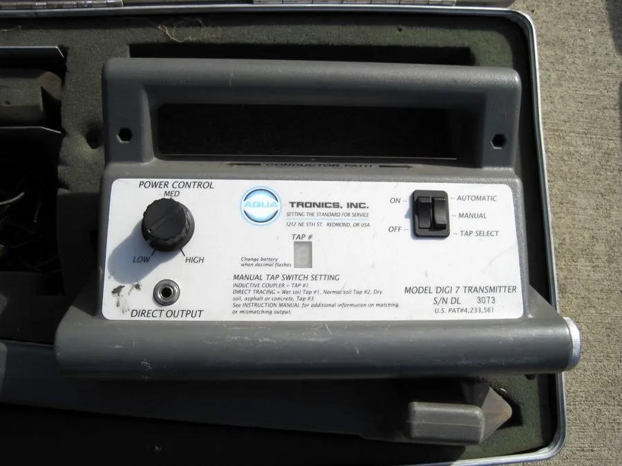 Трассоискатель Aqua Tronics Digi-7 Cable Locator Cable Detector W/Transmitter & 