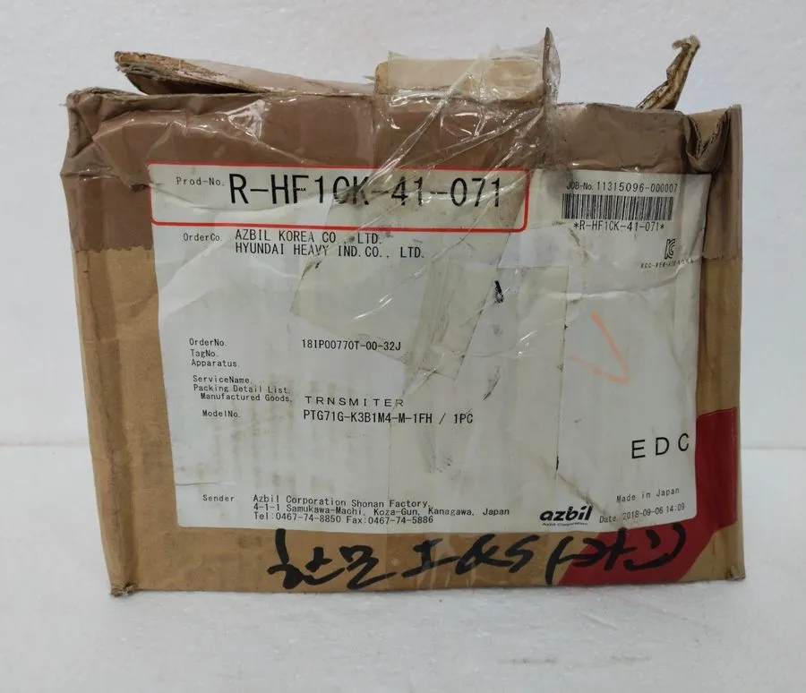 Датчик давления Azbil Yamatake PTG71G-K3B1M4-M-1FH Smart Pressure Transmitter 0 