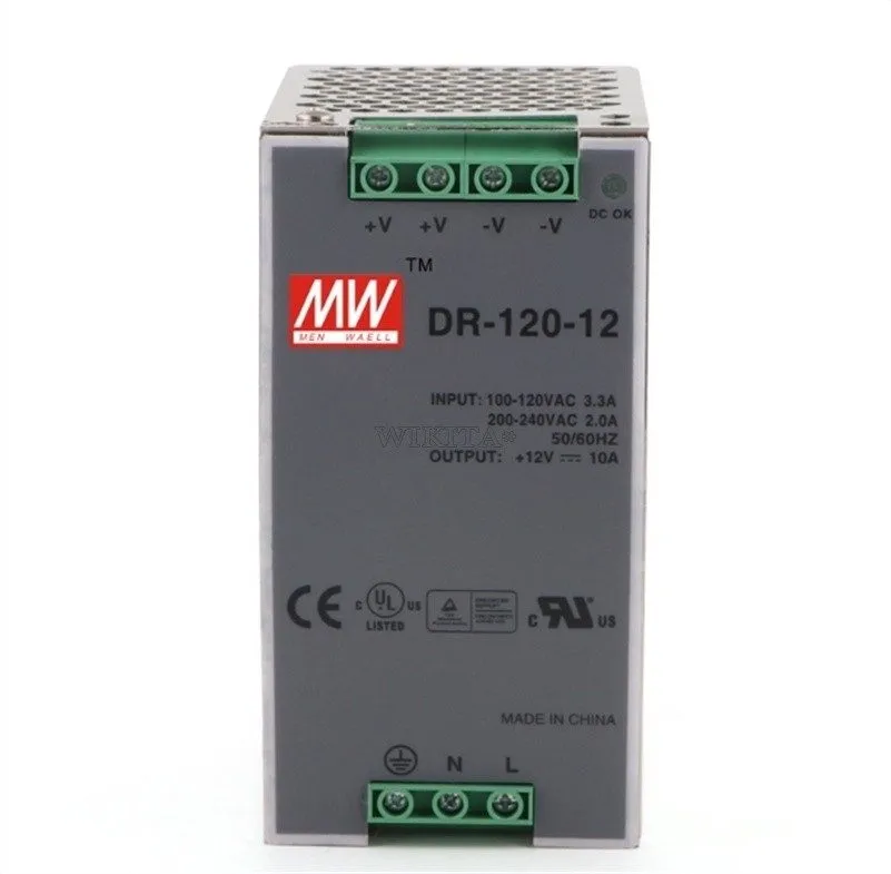 Блок питания DR-120-12 Input 120W Din Rail Mounted Power Supply 110/220VAC Outpu