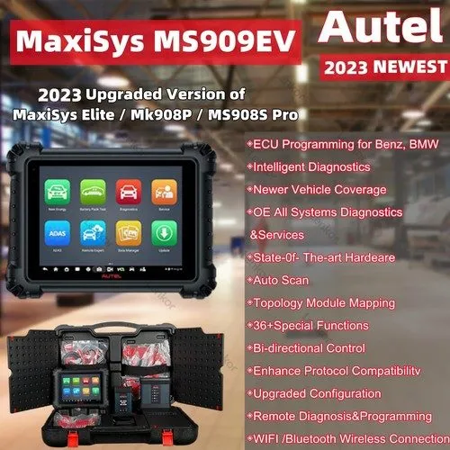 Диагностический сканер 2026 Autel MaxiSys Ultra EV UP MS909EV Diagnostic Scanner