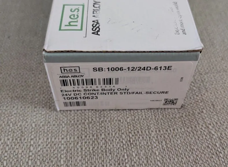 Оборудование видеонаблюдения HES Assa Abloy 1006-12/24D-613E Electric Strike Bod — фото лота 1