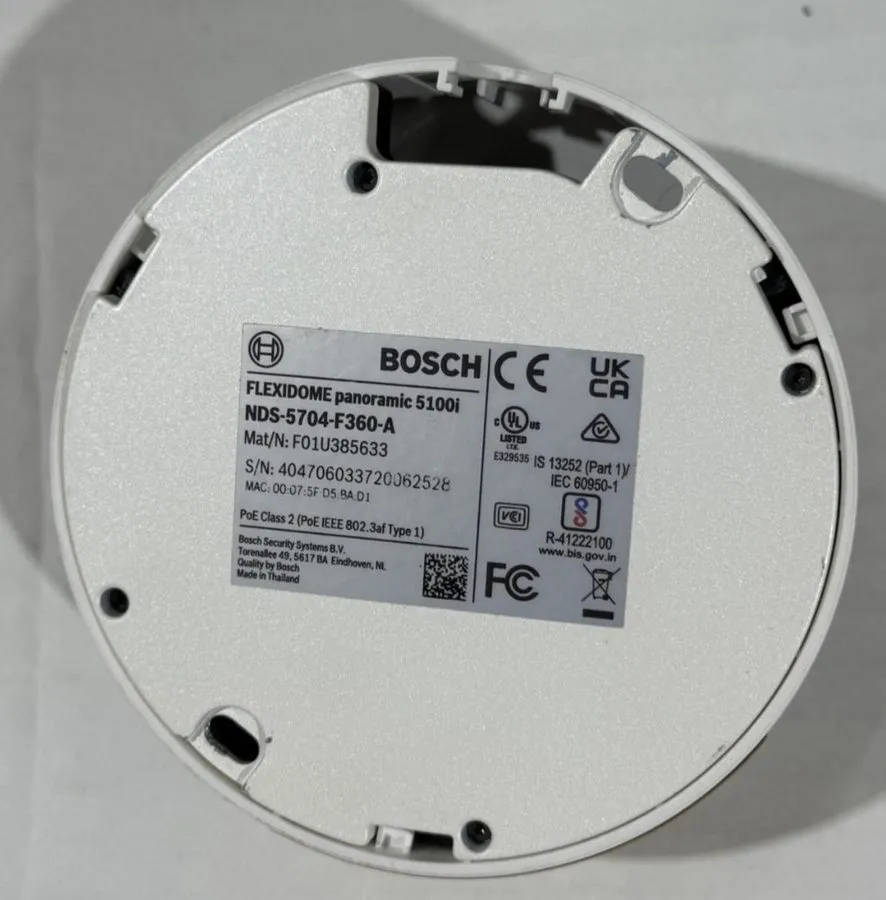 Камера Bosch Flexidome Panoramic Dome Camera 5100i 12MP NDS-5704-F360-A (Tote 25