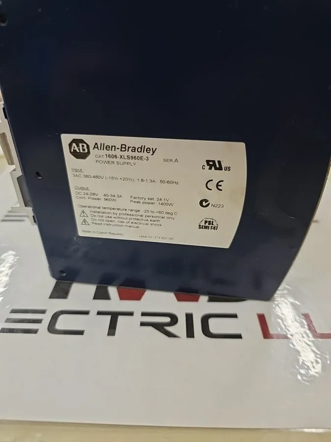 Блок питания Allen-Bradley 1606-XLS960E-3 3P 960W DIN Rail Power Supply
