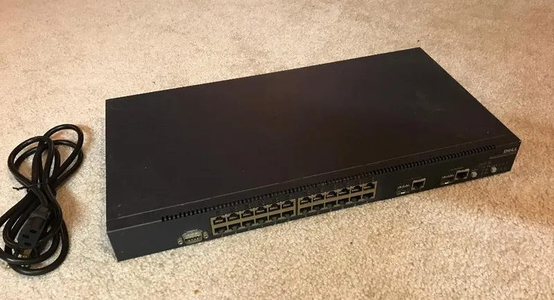 Коммутатор Dell PowerConnect 3324 24-port Managed Ethernet Switch Power Cord