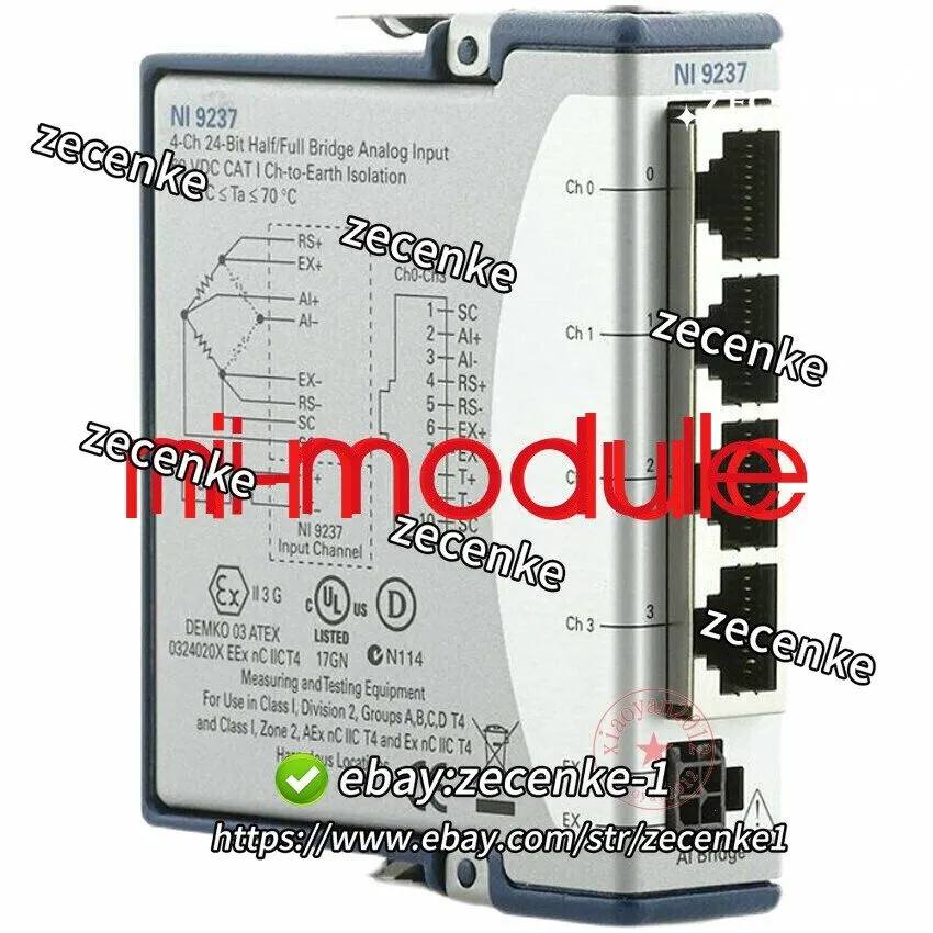 Модуль ввода-вывода National Instruments NI 9237 4-Channel Bridge Input Module R