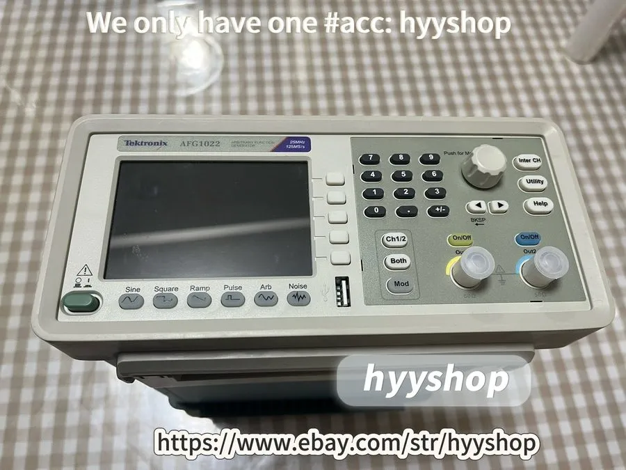 Генератор сигналов Tektronix AFG1022 oscilloscope has a bandwidth of 25MHz /hyy