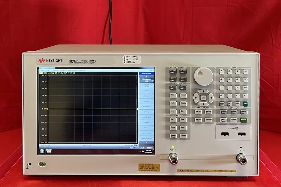 Анализатор цепей Keysight E5063A Network Analyzer 100kHz-18GHz, Opt 2H5 006 011 