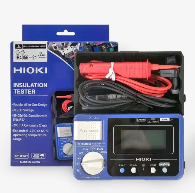 Тестер HIOKI Insulation Tester IR4056 14.72711 cc, Blue
