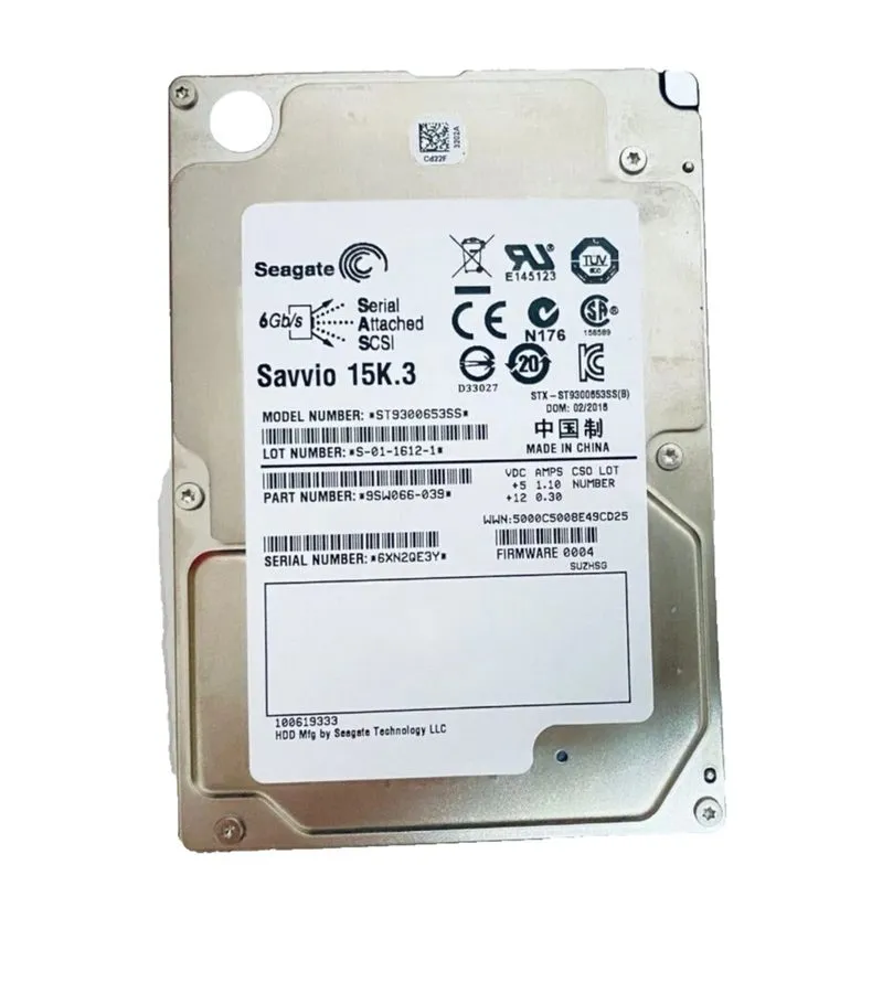 Жёсткий диск Seagate ST9300653SS 300GB 15K.3 2.5" 6Gbps Internal SAS HARD DRIVE — фото лота 1