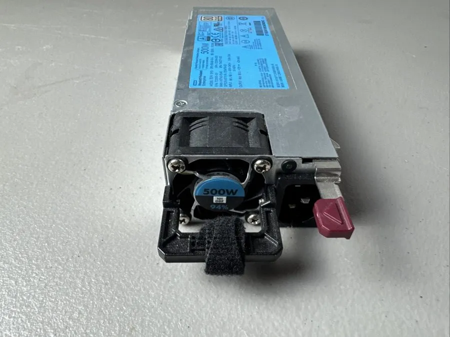Блок питания HP 500W Hot-Plug Power Supply 80 Plus Platinum ProLiant DL 723595-1