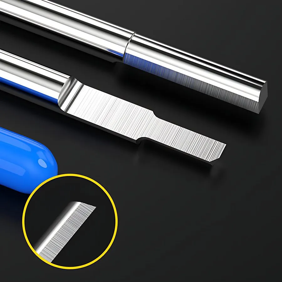 Режущий инструмент Solid Carbide End Mill Engraving Tool Single Flute 3mm/3.175m — фото лота 2