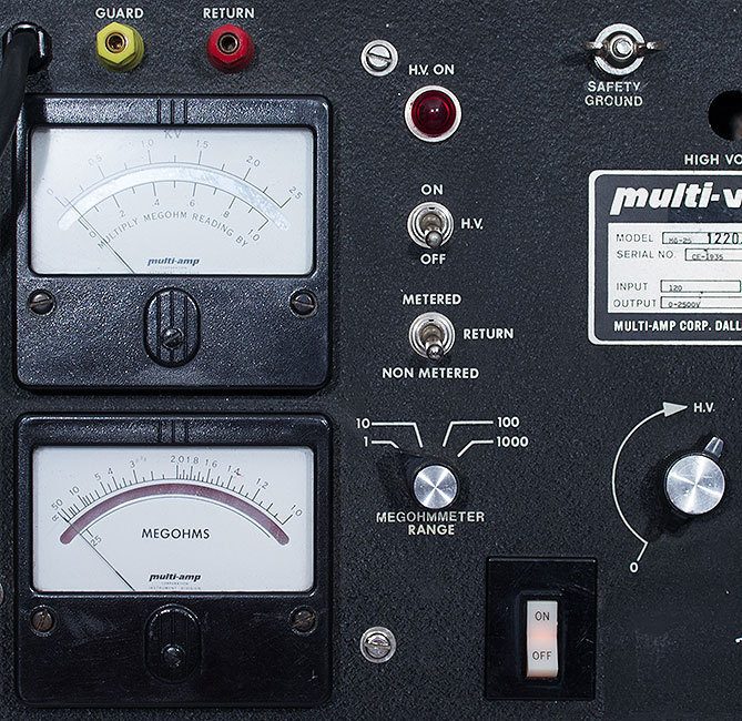 Тестер Biddle/Multi-Amp/Megger/Multi-Volt MG-25/25A Megohmmeter 2.5 kV DC, 50k m