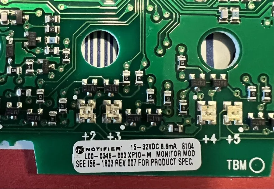 Плата NOTIFIER,XP10-M,ADDRESSABLE FIRE ALARM MONITOR BOARD