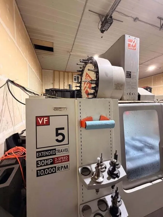 Поворотный стол Haas VF-5XT CNC Vertical Machining Center Mill 4th Axis y 30 HP  — фото лота 1