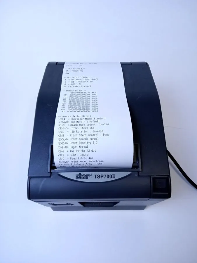 Принтер чеков Star TSP700II Thermal Receipt Printer