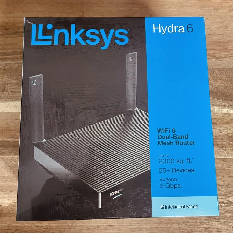Маршрутизатор Linksys Hydra 6 WiFi 6 Dual Band Mesh Router AX3000 MR2000