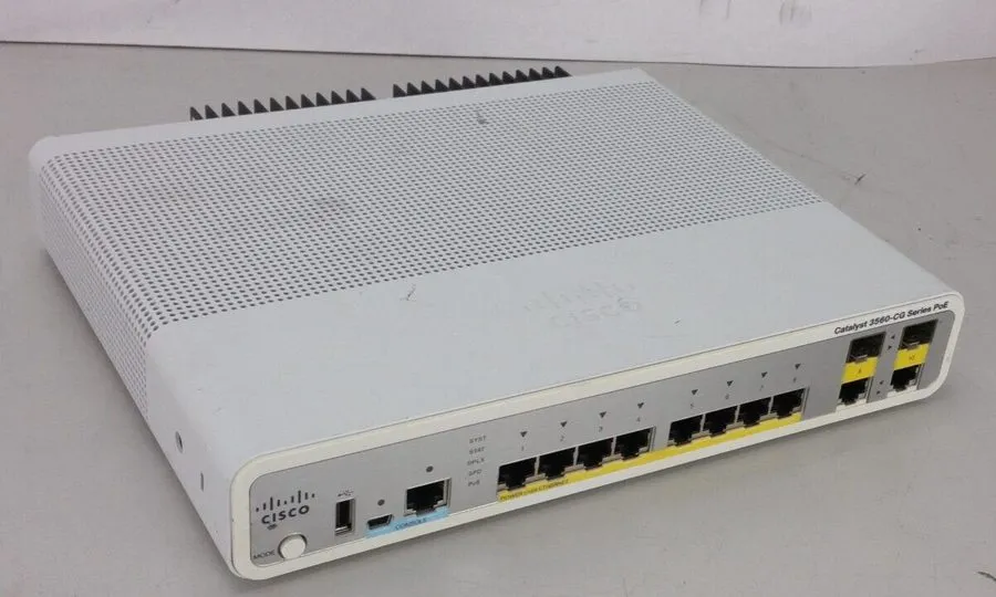 Коммутатор Cisco Catalyst 3560-CG Series PoE 8 port Ethernet Switch