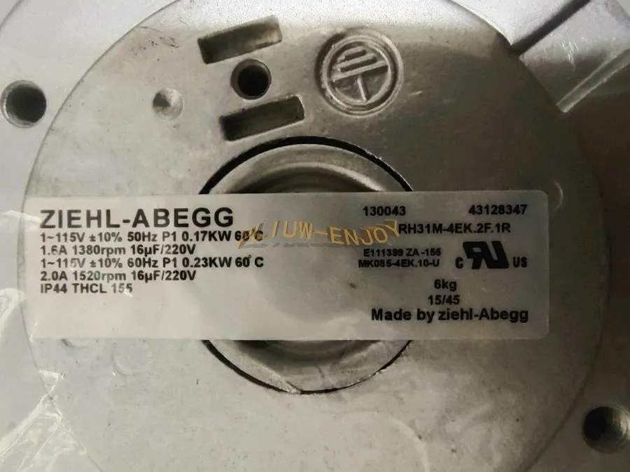 Вентилятор Centrifugal Fan RH31M-4EK.2F.1R