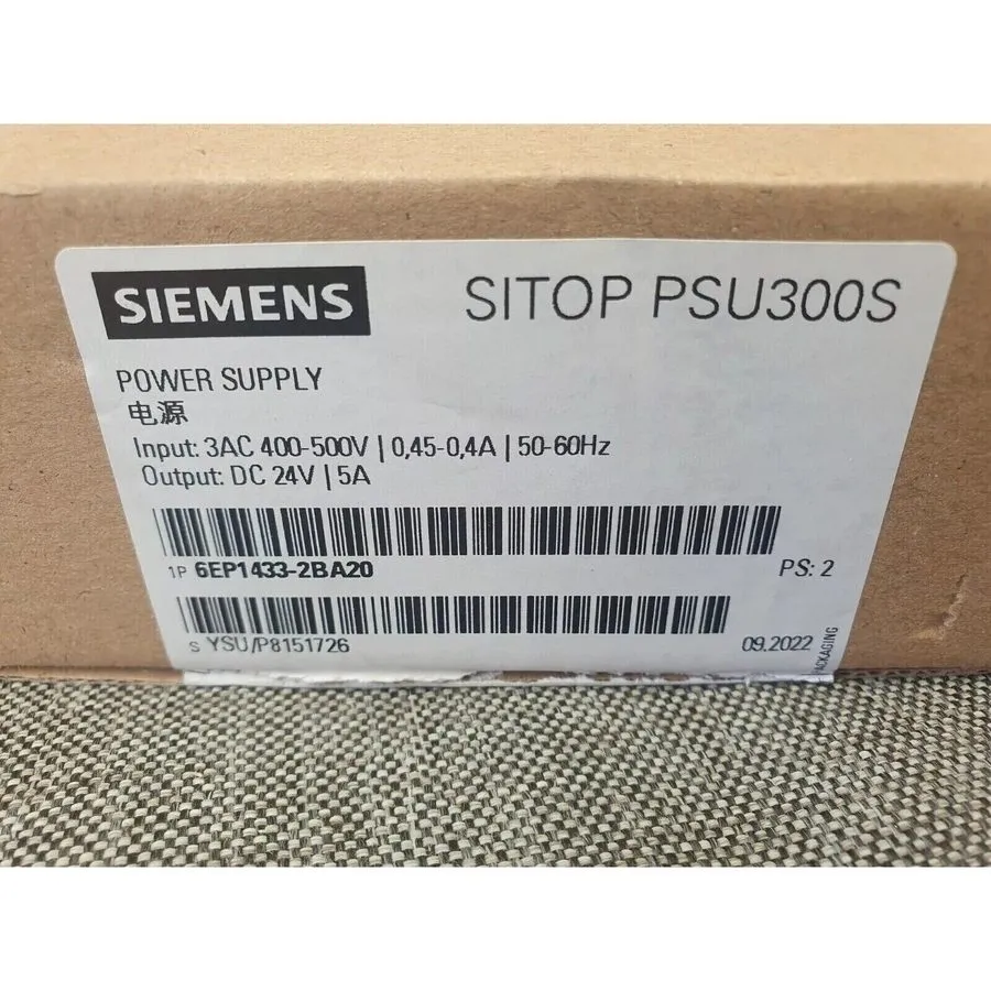Блок питания Siemens SITOP PSU300S Stabilized Power Supply 6EP1433-2BA20