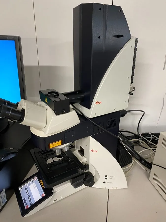 Микроскоп Leica DM5500 Q Confocal Spectral Detector TCS SPE Laser Scanning Micro — фото лота 2