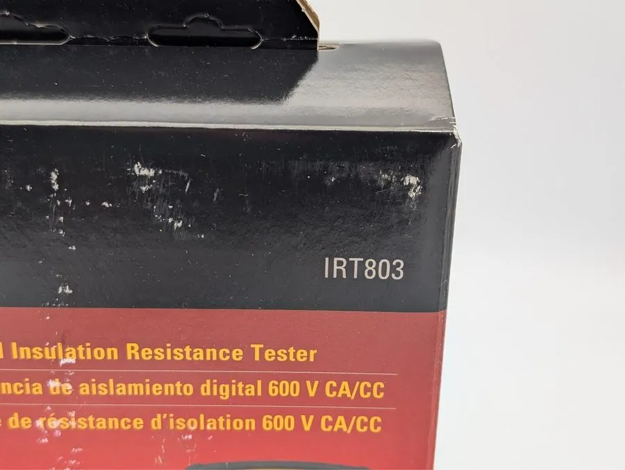 Тестер Uei IRT803 Insulation Resistance Tester 600V AC/DC, Megohmmeter Measures