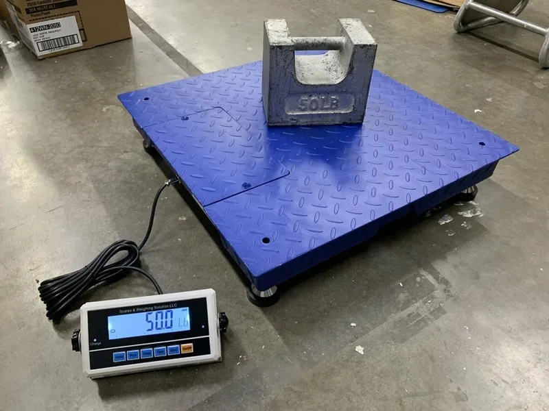 Весы SellEton Sl-2x2-2k Floor Scale ( 24" X 24" ) With Capacity of 2000 lbs X .5