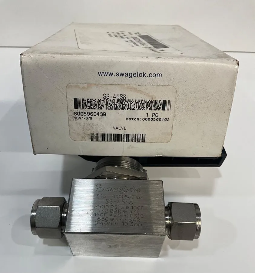 Клапан Swagelok SS-45S8 Stainless Steel Ball Valve 2500psig 1/2"