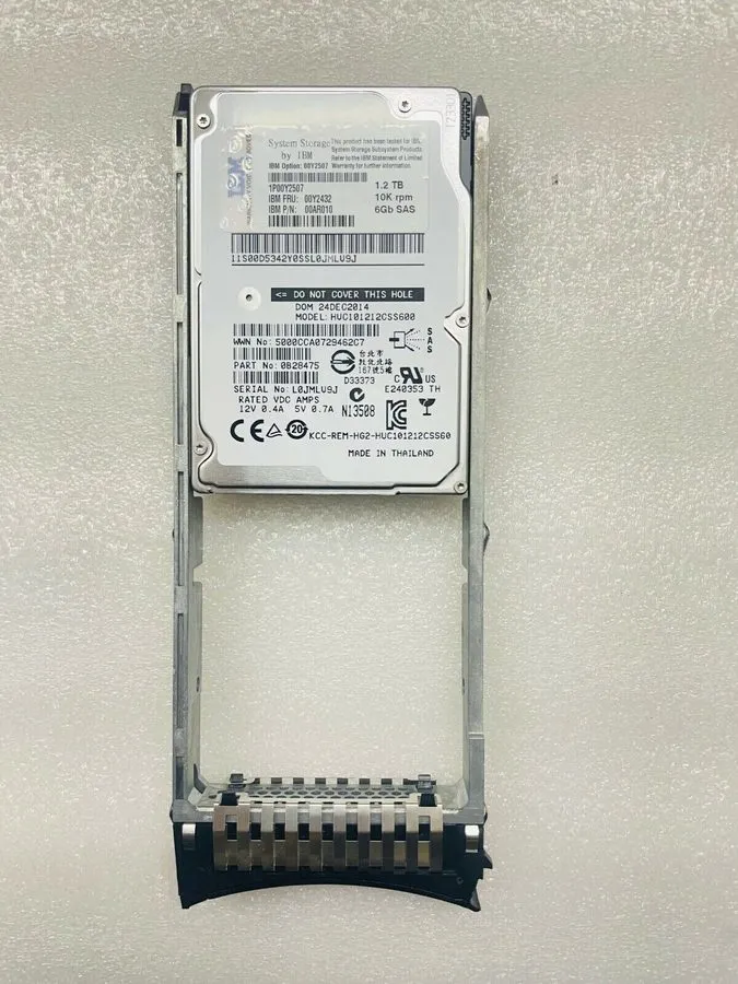 Жёсткий диск IBM Storwize V3700 00Y2432 00Y2507 00MJ149 1.2TB 10K SAS 2.5 Hard D