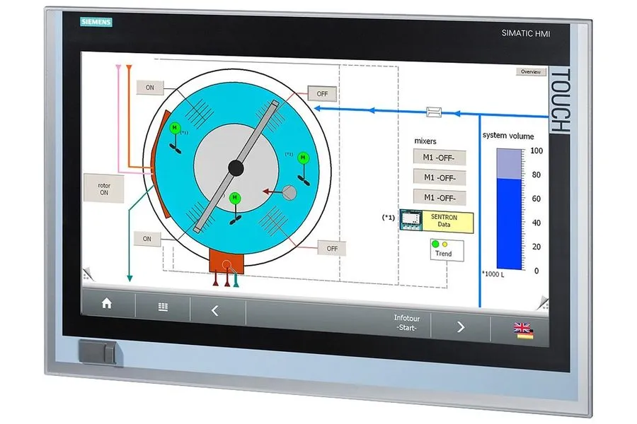 Промышленный компьютер Siemens 6AV7240-3EC06-0PA0 SIMATIC IPC 477D, 22" TOUCH DI — фото лота 1