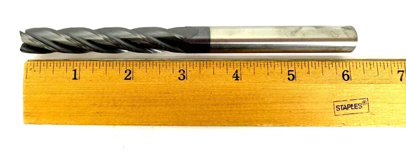 Режущий инструмент 180-4500 Carbide End Mill 1001-.500-3.00, 1/2" x 1/2 x 3/6 4F