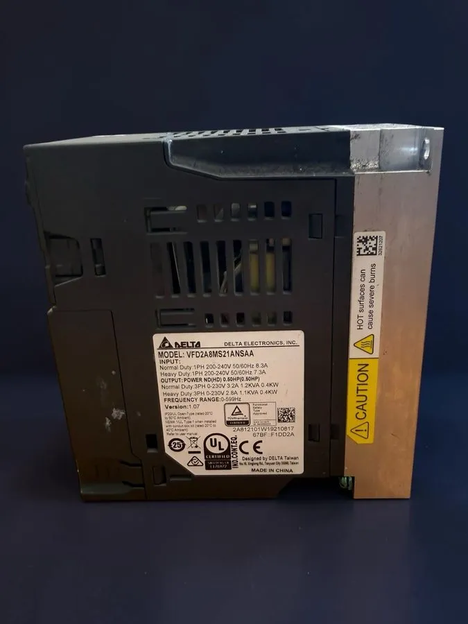 Частотный преобразователь VFD2A8MS21ANSAA Delta VFD inverter MS300 400w 0.4kw si — фото лота 1