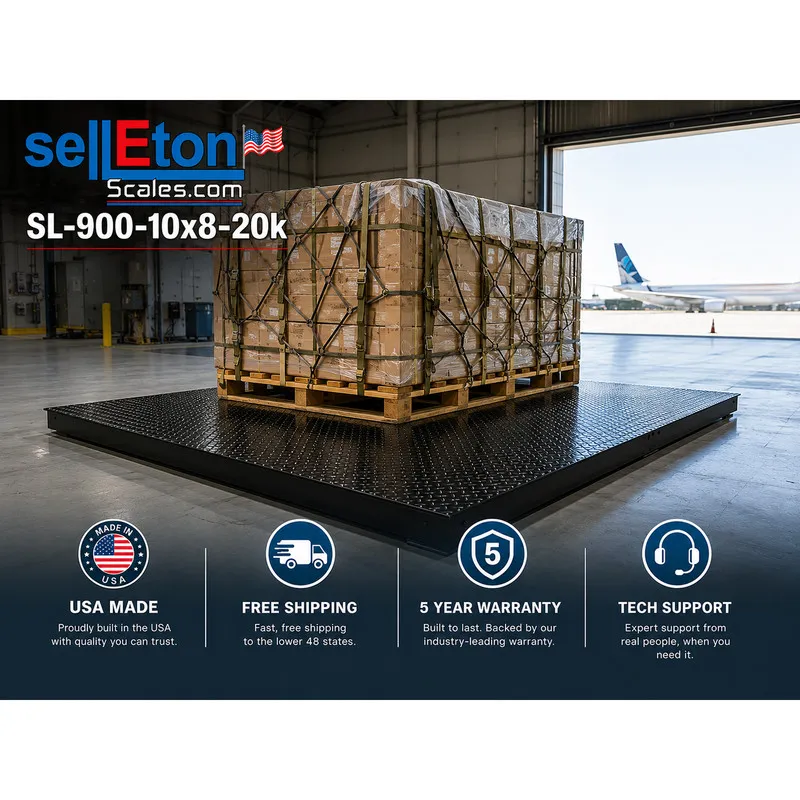Весы SL-900-10x8-20k Industrial floor scale with 20,000 lb Capacity