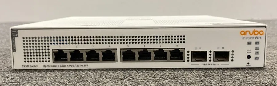 Коммутатор HPE Aruba Instant On 1930 JL681A 8-Port PoE+ 124W Managed Switch