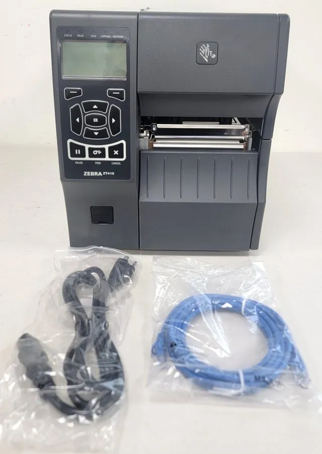 Принтер этикеток Zebra ZT410 ZT41043-T010000Z Industrial Label Printer Powers On