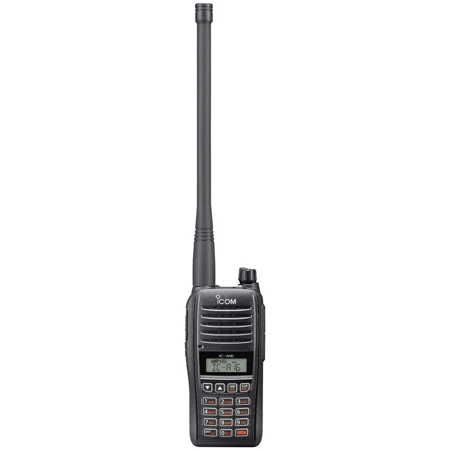 Радиостанция Icom IC-A16B VHF Air Band Aviation Radio Bluetooth 6W Handheld Tran