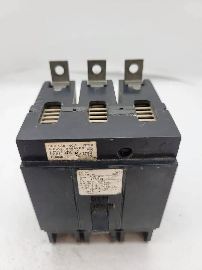 Автоматический выключатель Siemens BQCH3B030 30 Amp 3 Pole 277/480V BQCH Bolt On