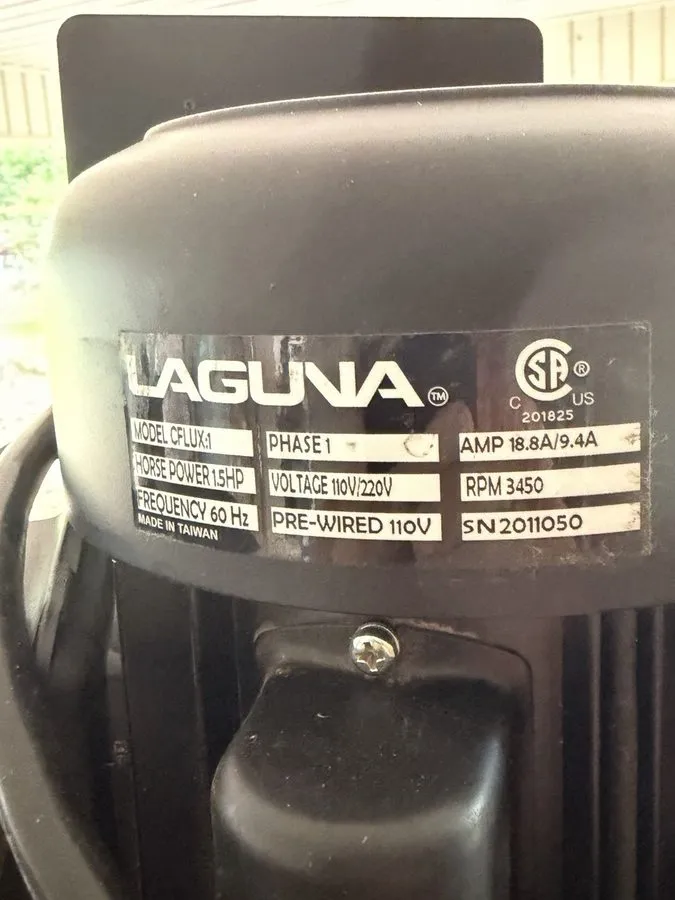 Оборудование ЧПУ Laguna CFlux-1 Industrial Dust Collector, 2-Speed, 110V/220V