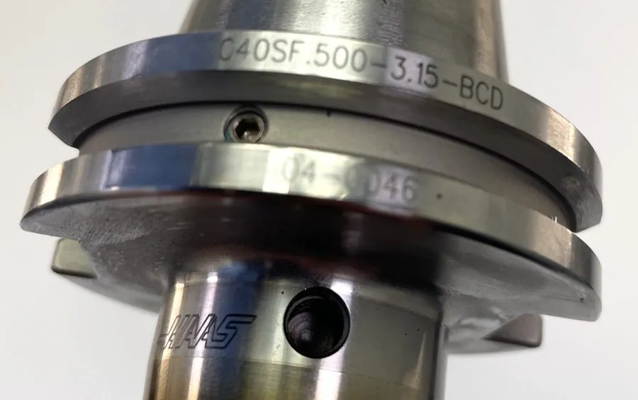 Режущий инструмент HAAS C40SF .500 x 3.15 Shrink Fit Holder 04-0046 CAT40 25K En — фото лота 2